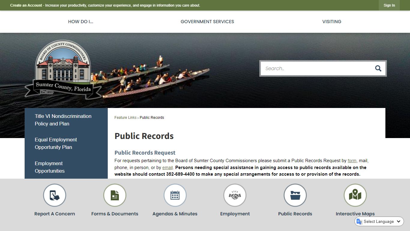 Public Records | Sumter County, FL - Official Website